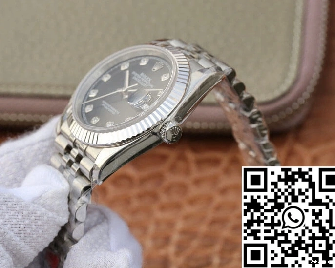 M126234-0027 Rolex Factory Datejust GM Diamond-se Black Dial 1223